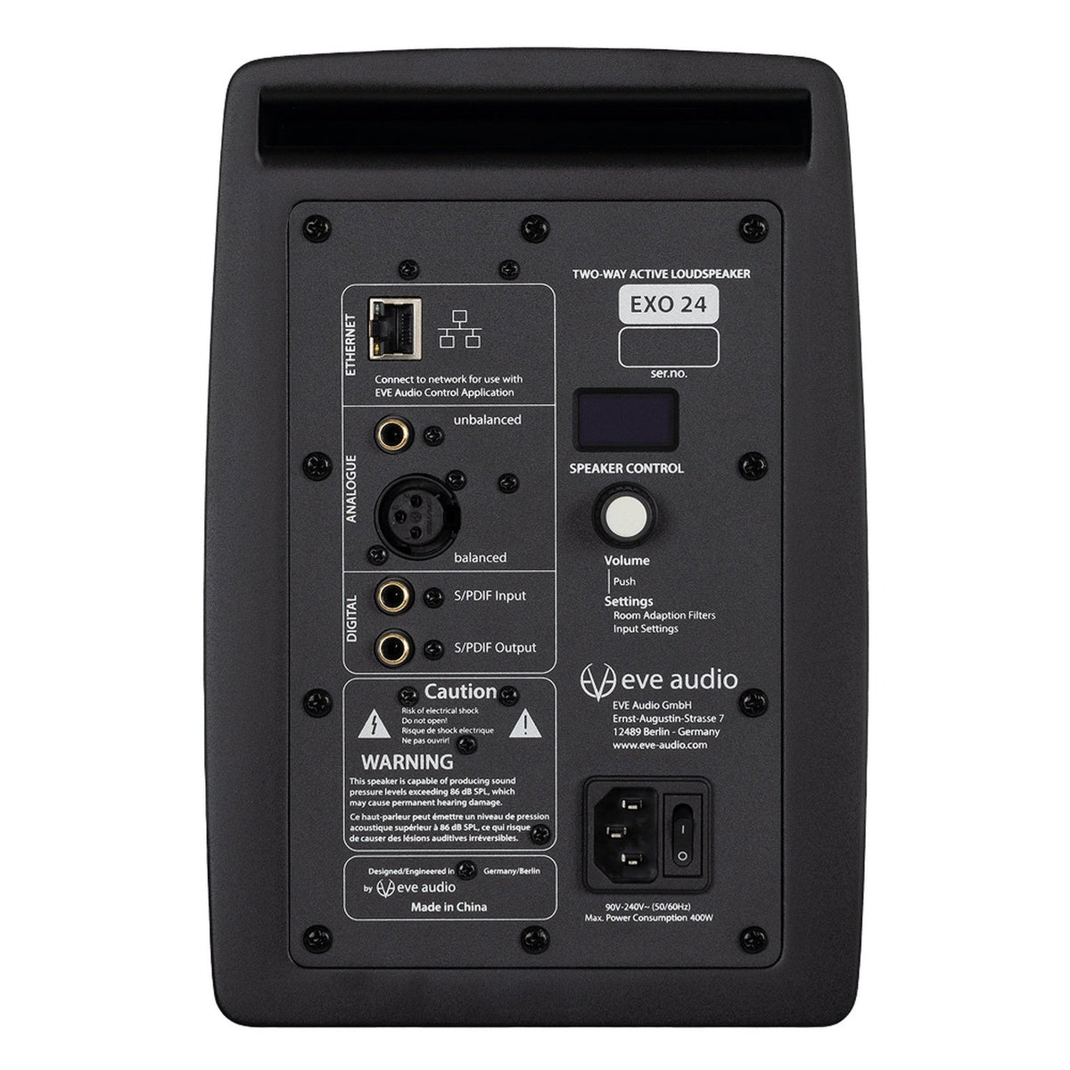 EVE Audio EXO 24 2-Way 4" Active Nearfield Studio Monitor Speaker
