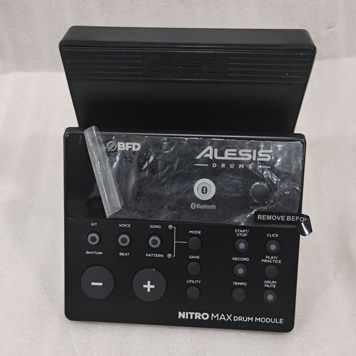 Alesis Nitro Max Kit Eight Piece Electronic Drum Kit with Mesh Heads and Bluetooth - Open Box