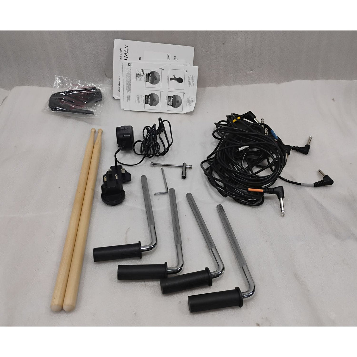 Alesis Nitro Max Kit Eight Piece Electronic Drum Kit with Mesh Heads and Bluetooth - Open Box