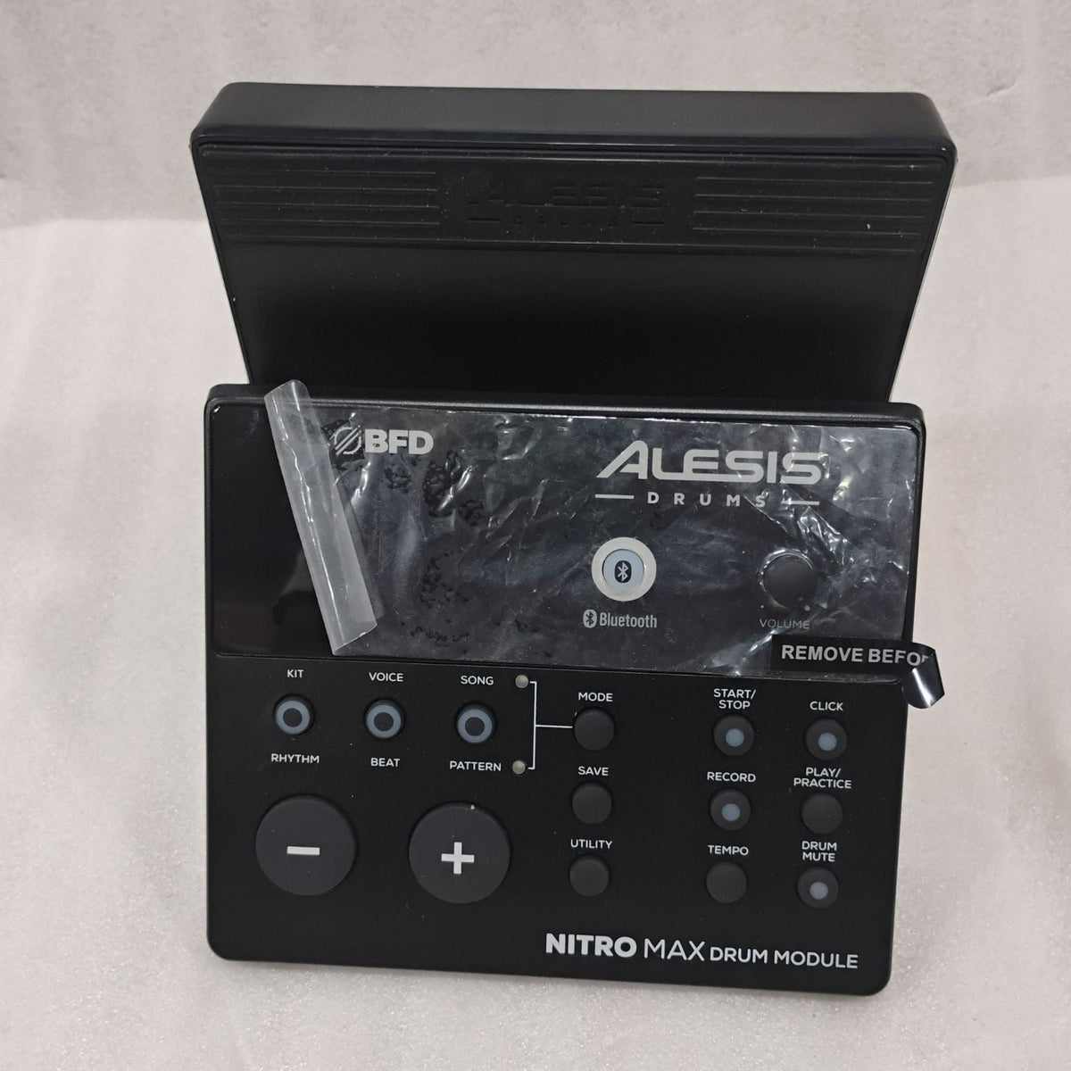 Alesis Nitro Max Kit Eight Piece Electronic Drum Kit with Mesh Heads and Bluetooth - Open Box