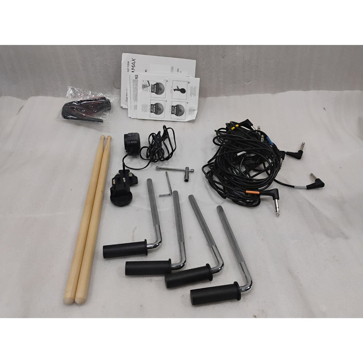 Alesis Nitro Max Kit Eight Piece Electronic Drum Kit with Mesh Heads and Bluetooth - Open Box