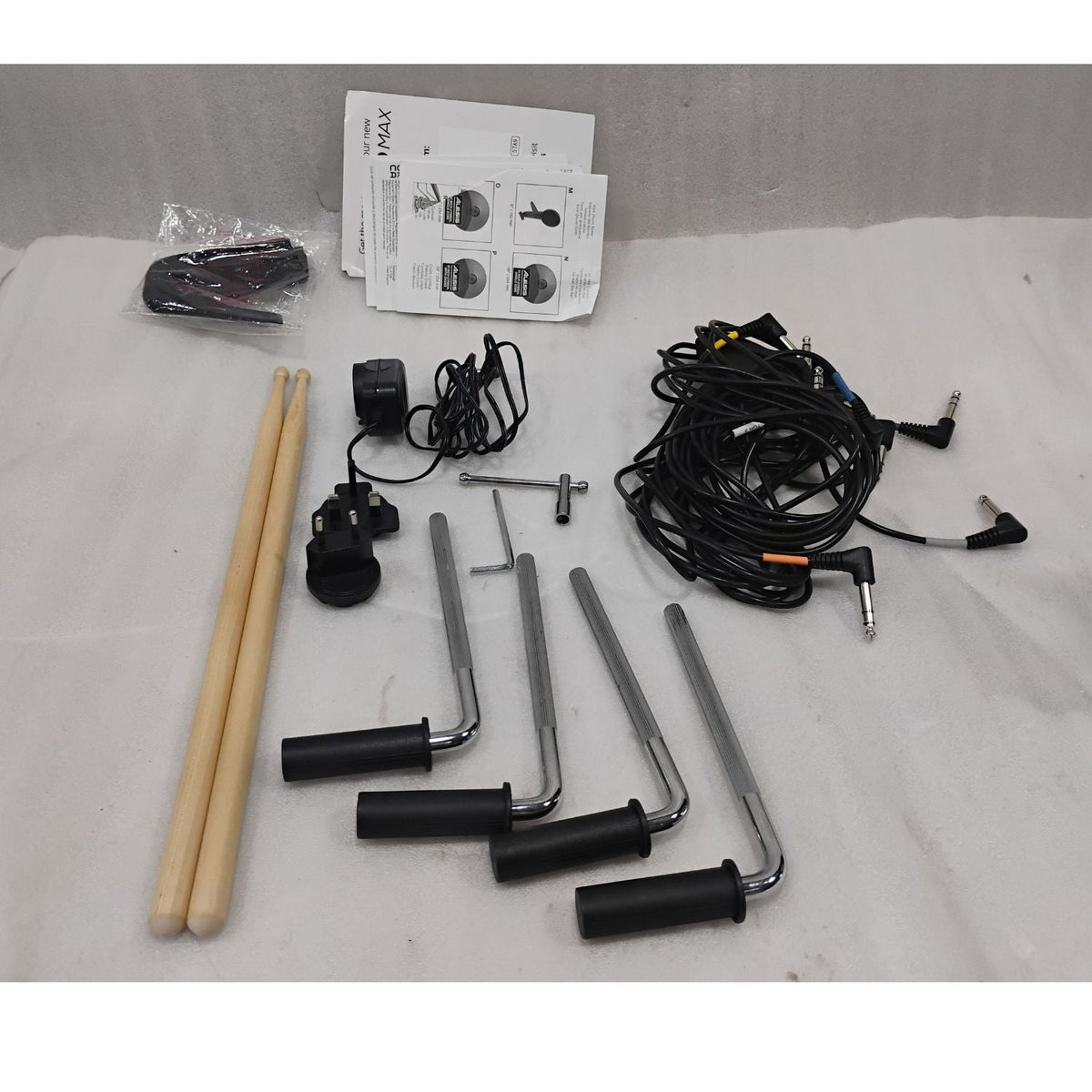 Alesis Nitro Max Kit Eight Piece Electronic Drum Kit with Mesh Heads and Bluetooth - Open Box