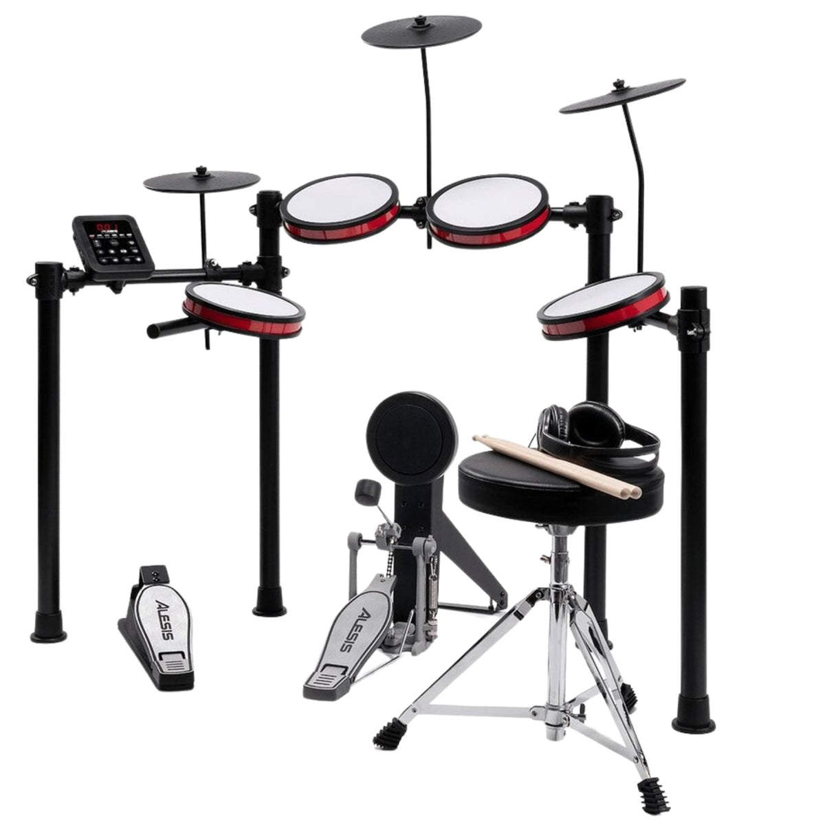 Alesis Turbo Pro Eight-Piece Electronic Drum Kit with Bluetooth