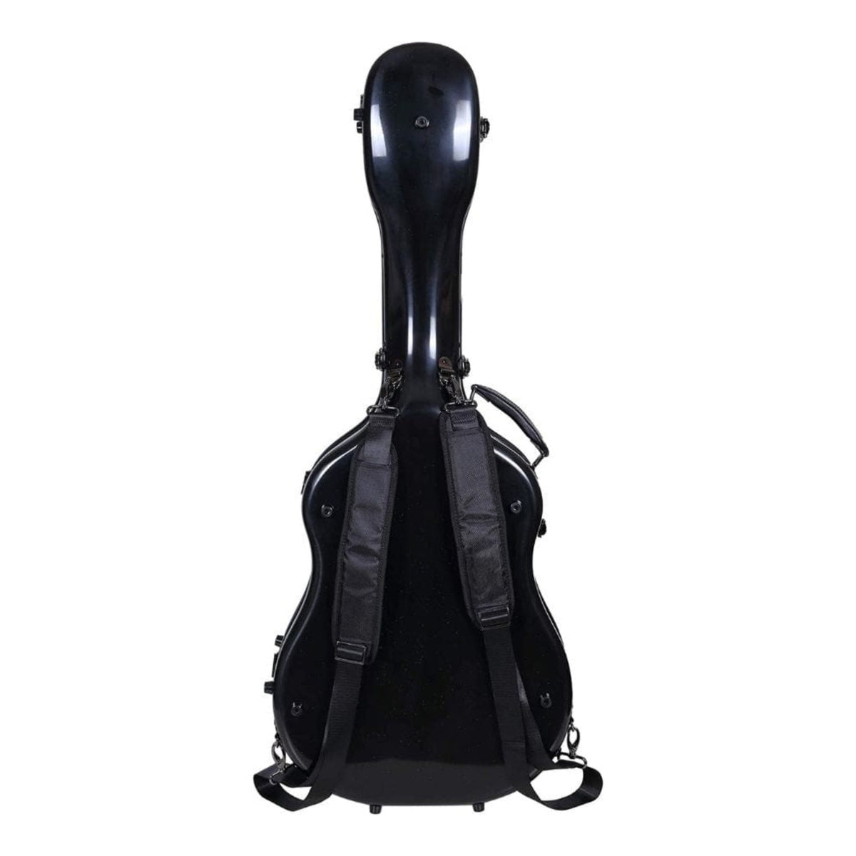 Crossrock CRF-2020 DBK Deluxe Fiberglass Dreadnought Guitar Case - Black