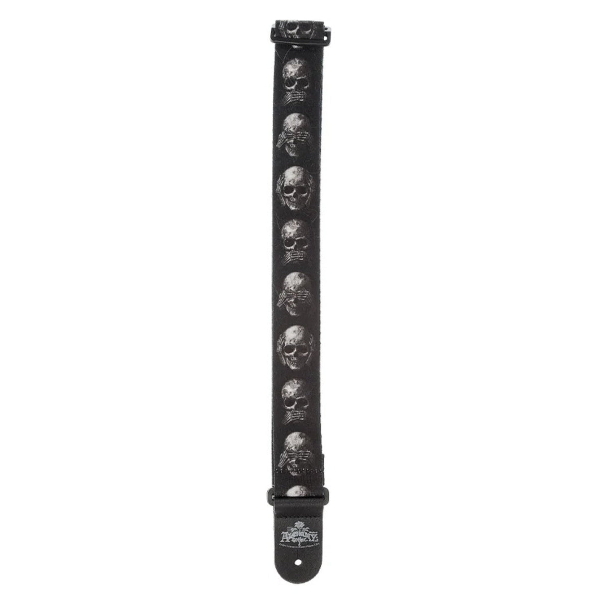 DAddario 50AL01 Muted Skulls Alchemy Woven Guitar Strap