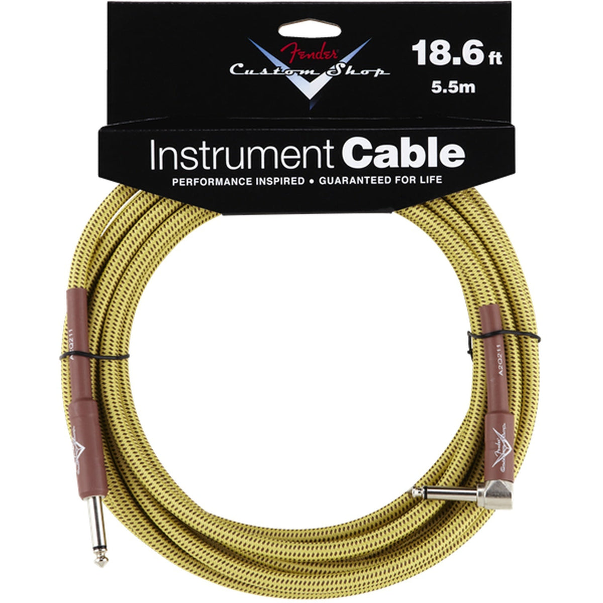 Fender Custom Shop FG186 Straight-Right Angle Guitar Cable