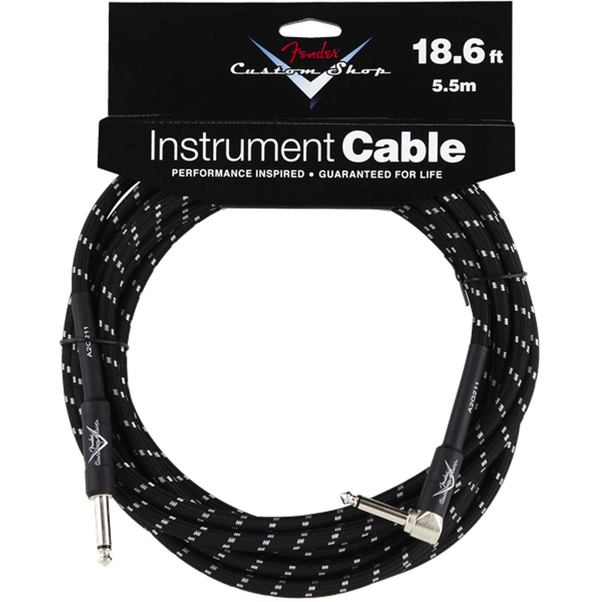Fender Custom Shop FG186 Straight-Right Angle Guitar Cable