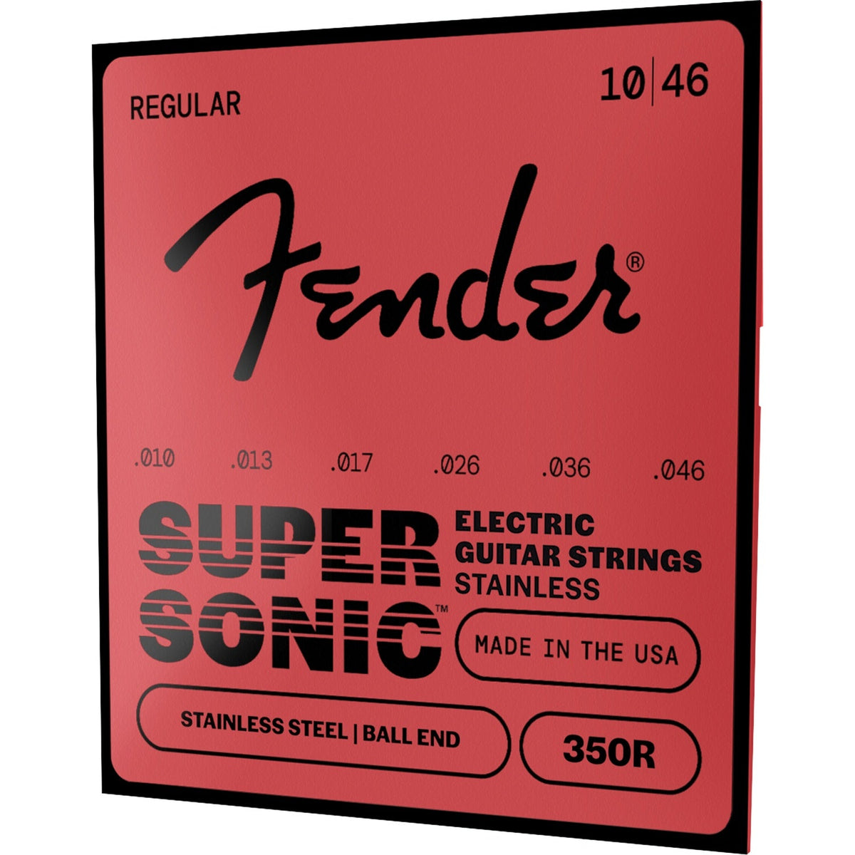 Fender SuperSonic 350 Stainless Steel Electric Guitar Strings - 010-.046