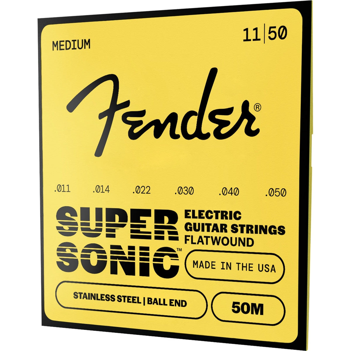 Fender SuperSonic 50 Flatwound Stainless Steel Guitar Strings