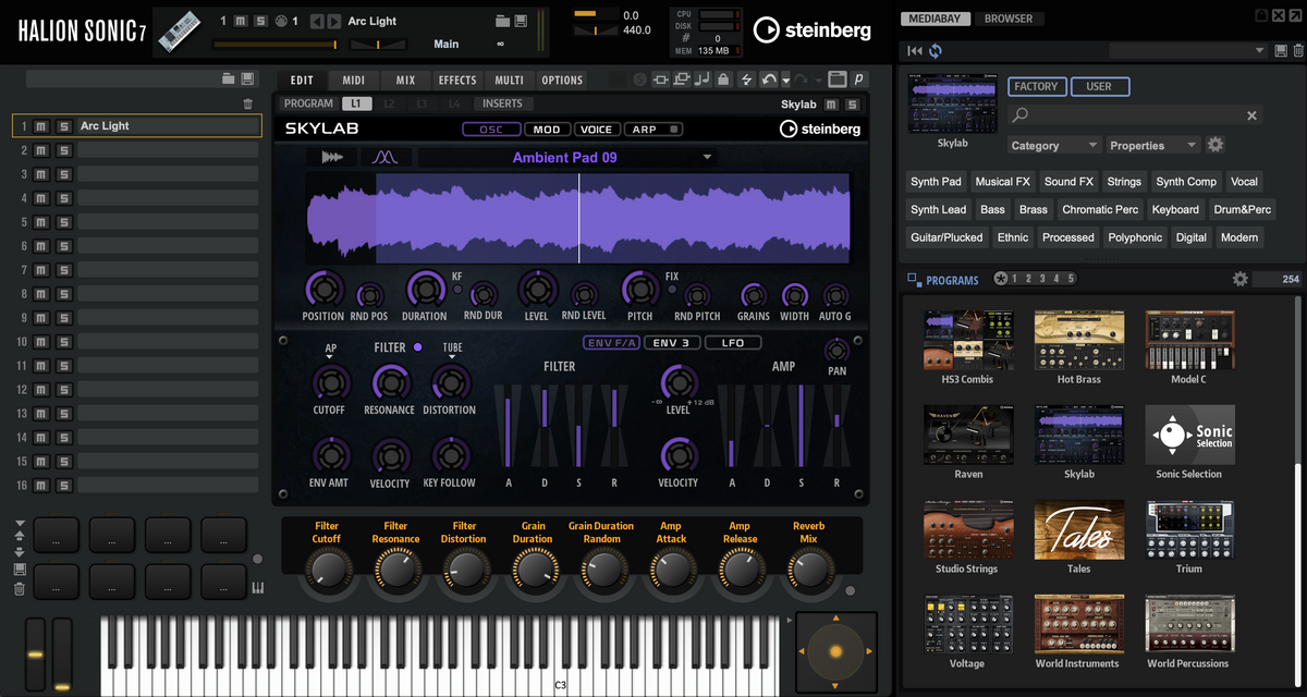 Steinberg VST Instruments Sonic 7 Collection
