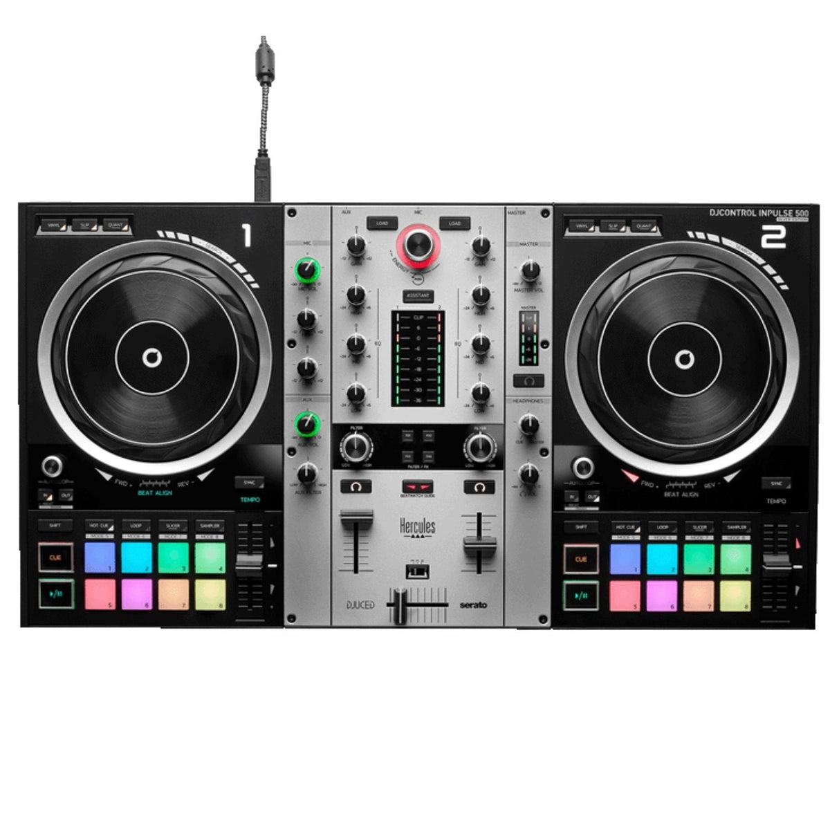 Hercules DJControl Inpulse 500 Silver Edition DJ Mixer