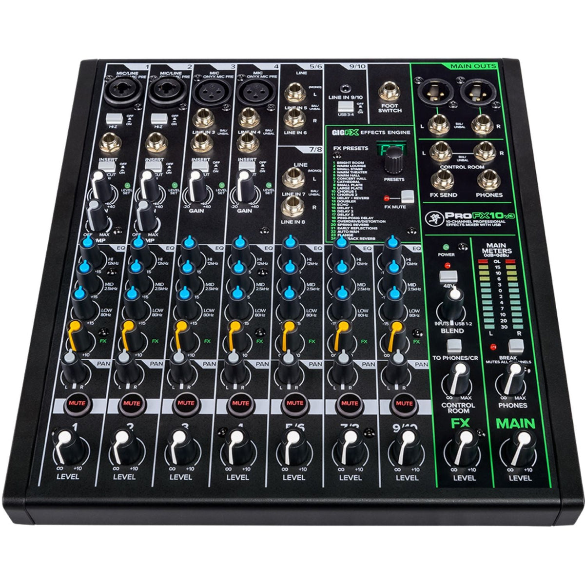 Mackie ProFX Battery Powered Analog Mixer
