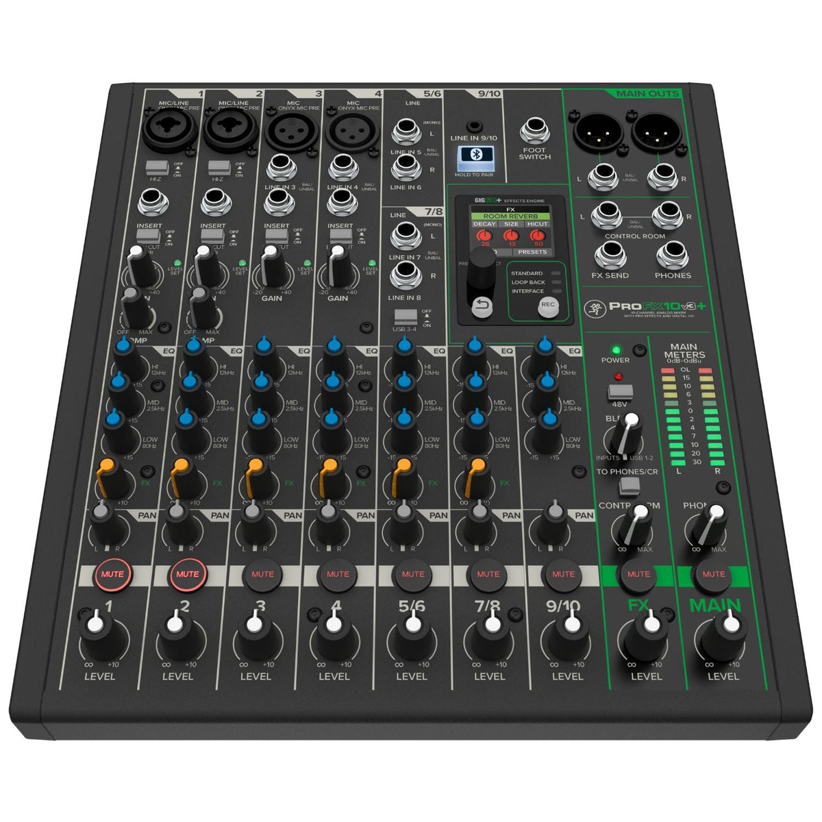Mackie ProFX Battery Powered Analog Mixer