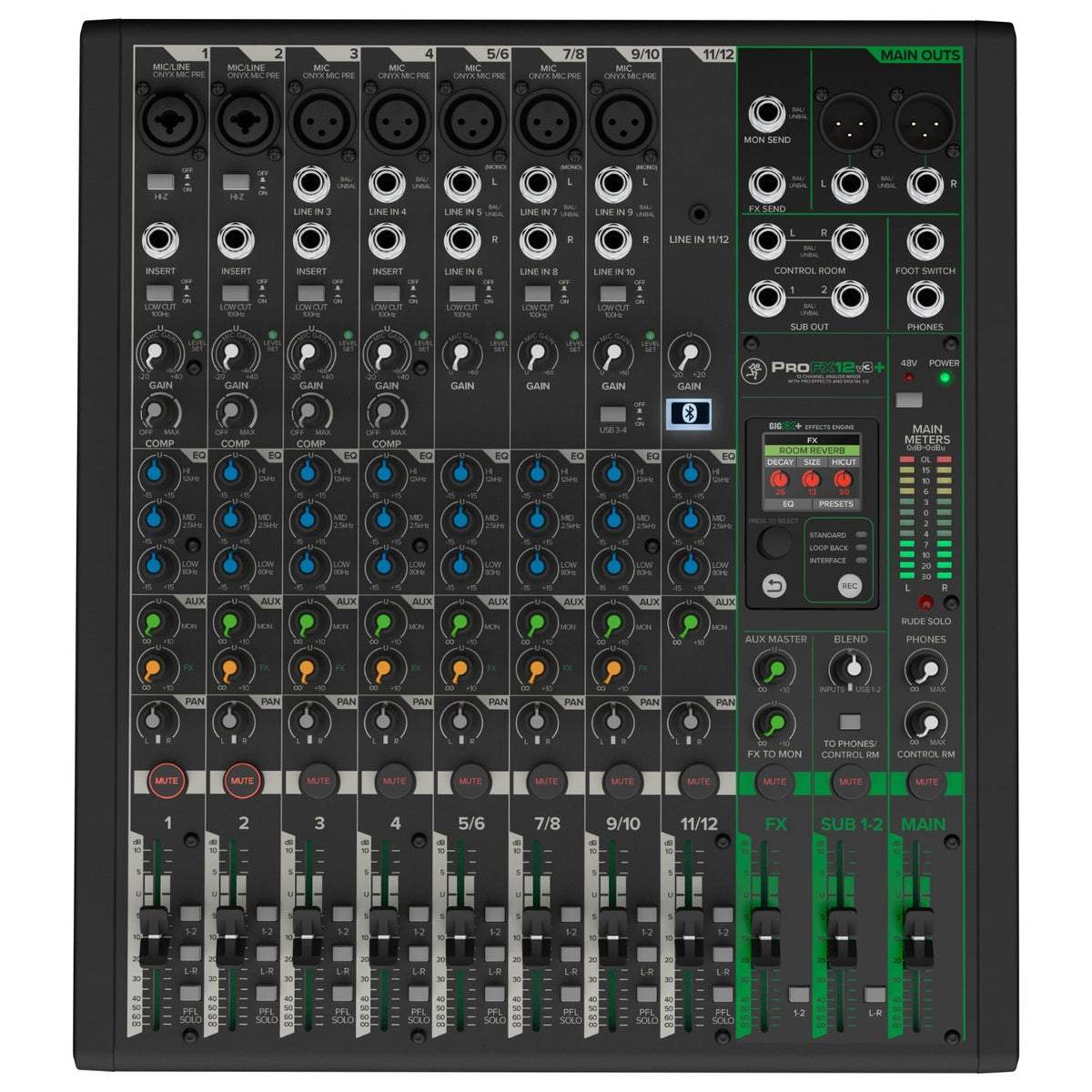 Mackie ProFX Battery Powered Analog Mixer