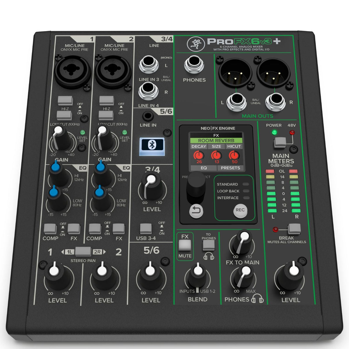 Mackie ProFX Battery Powered Analog Mixer