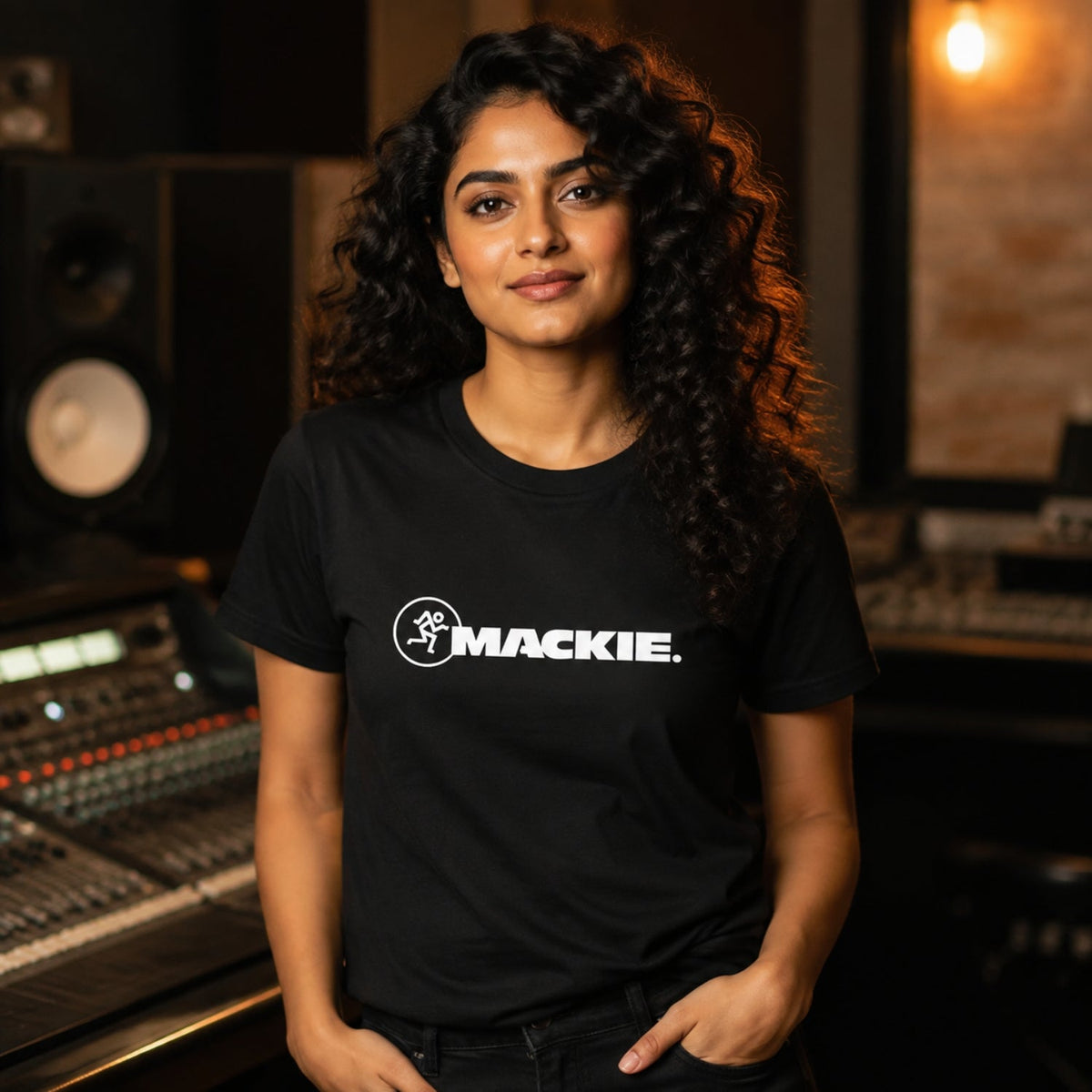 Mackie T-shirt with White Mackie Logo