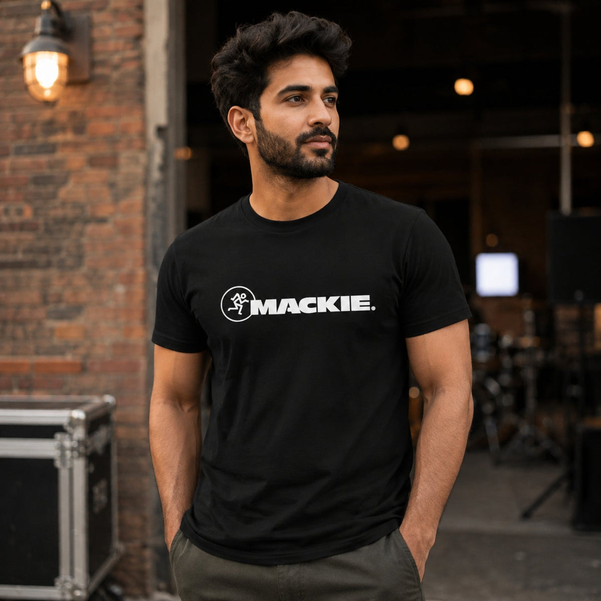 Mackie T-shirt with White Mackie Logo