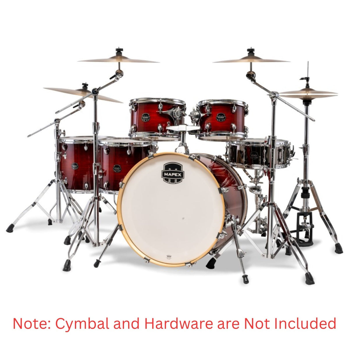 Mapex AR628SFUV Armory Series 6 Piece Hybrid Shell Pack Drum Set