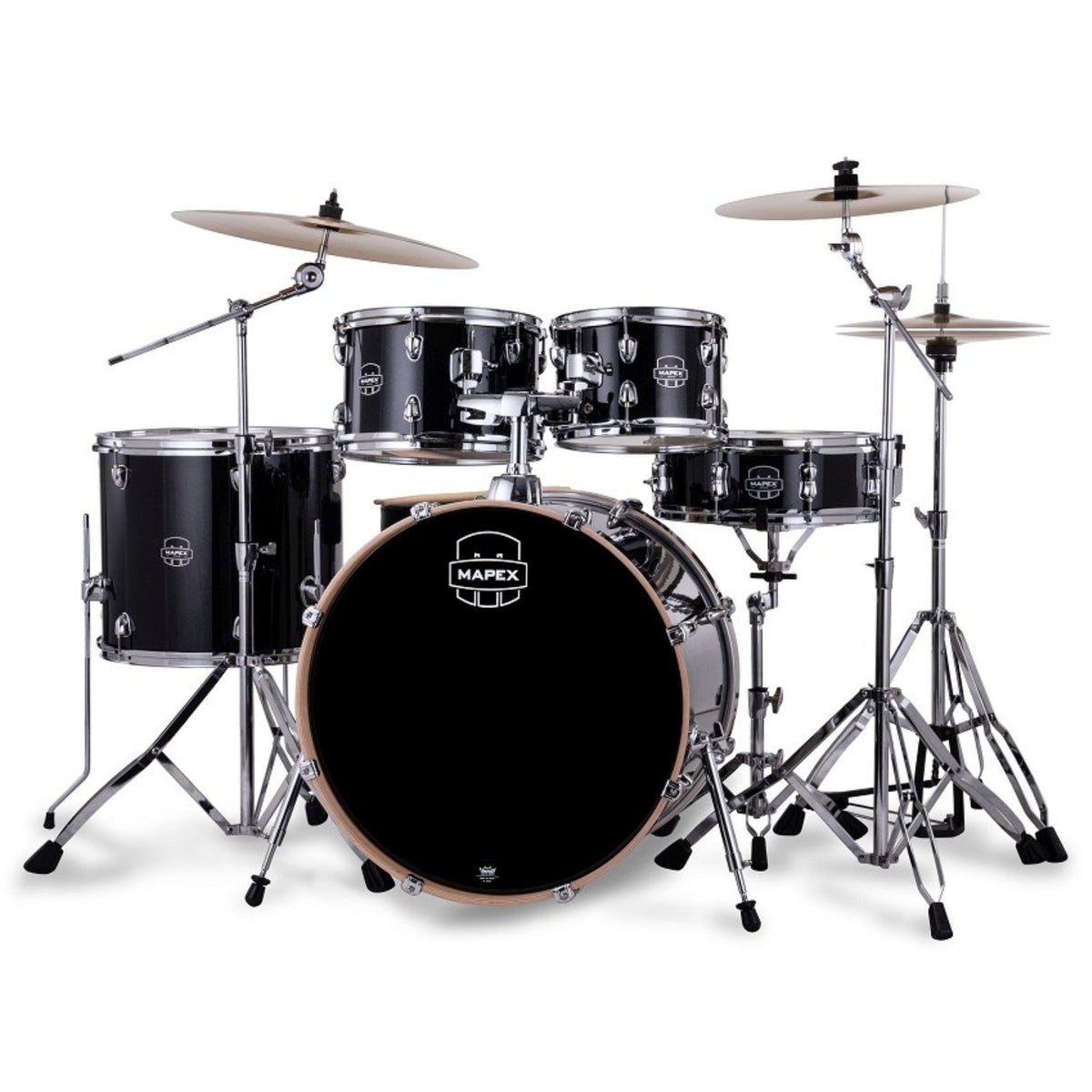 Mapex Venus 5Pcs Hybrid Acoustic Drum Kit with Hardware Cymbals & Throne