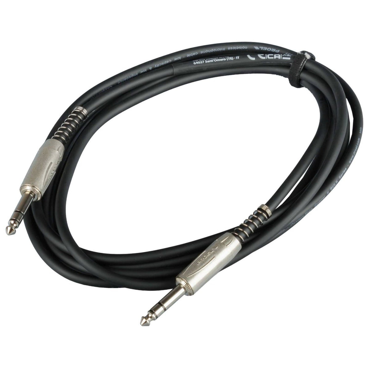 Proel BULK140LU3 3 ft Balanced Stereo Jack Audio Cable