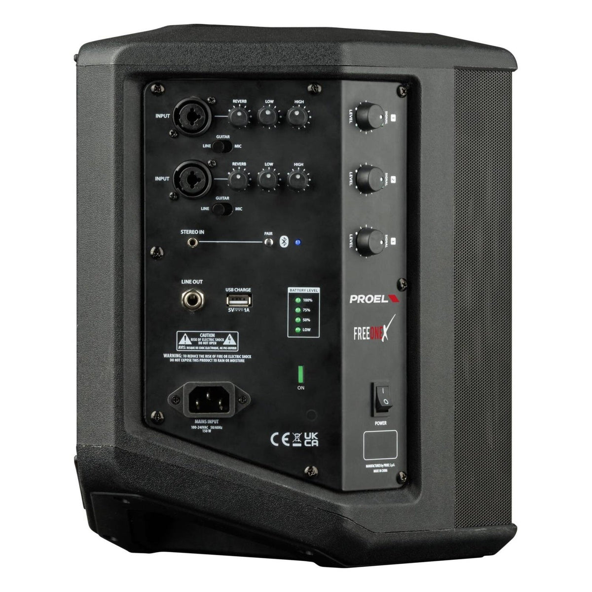 Proel FREEONEX 200W 2-Way Portable Sound PA System