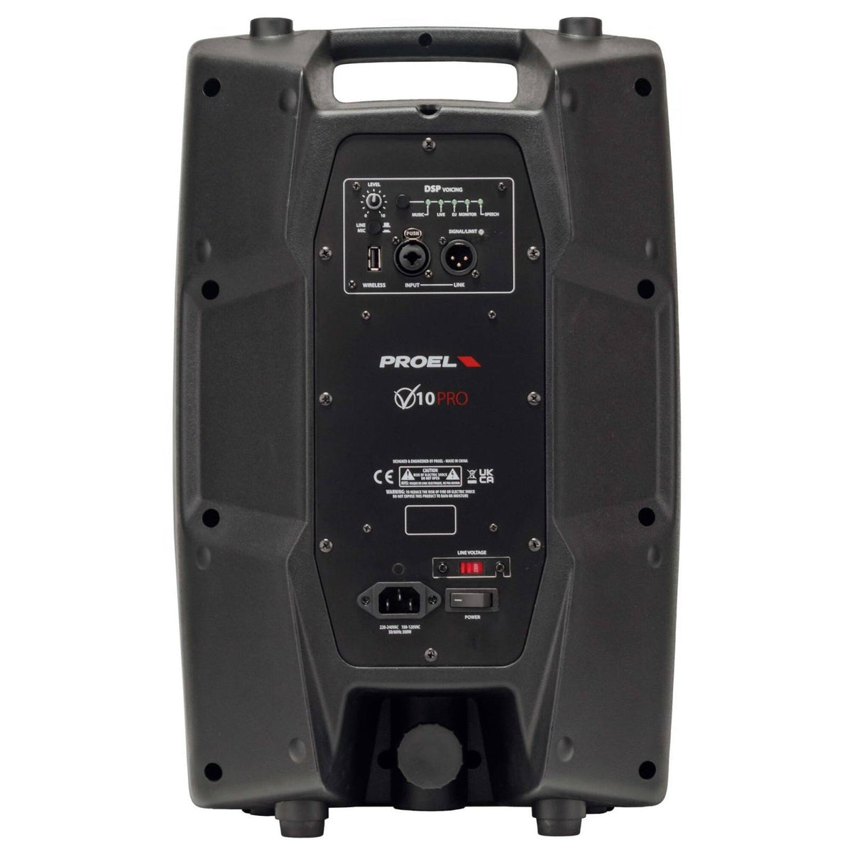 Proel V10PRO 10-inch 600W Active PA Speaker