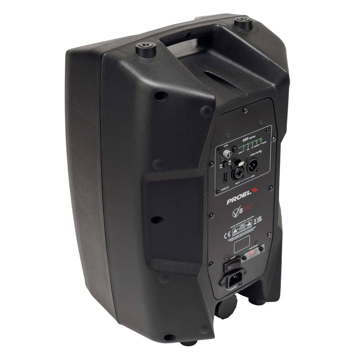 Proel V8PRO 8-inch 2-Way 600W Active PA Speaker