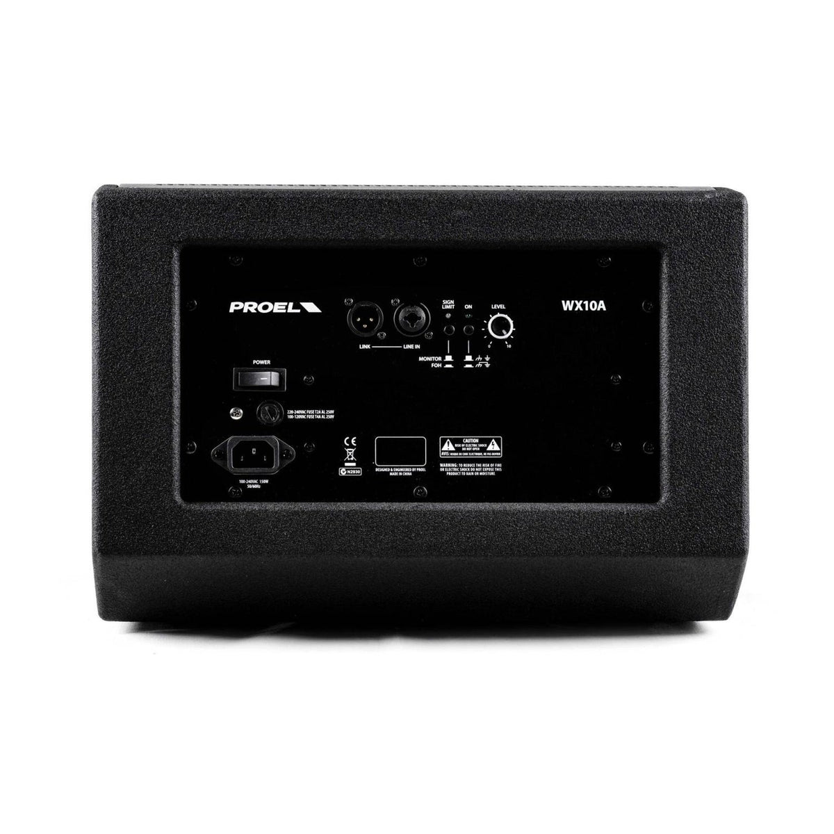 Proel WX10A Active 10-inch 500W 2-Way Active Stage Monitors