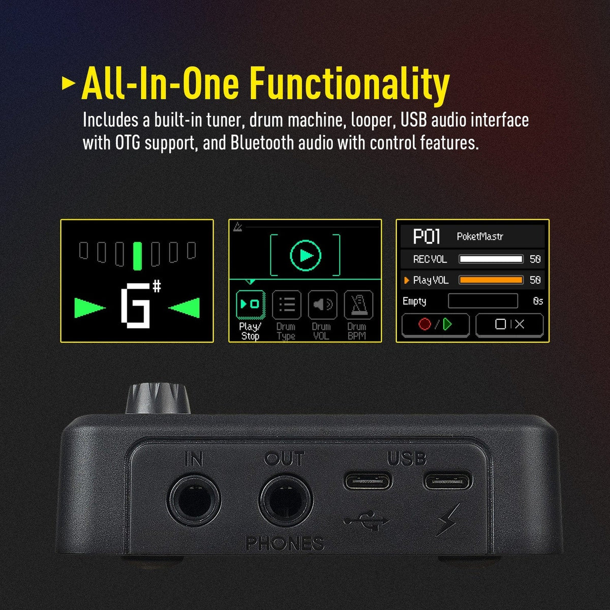 Sonicake Pocket Master Digital Multi-Effects Processor