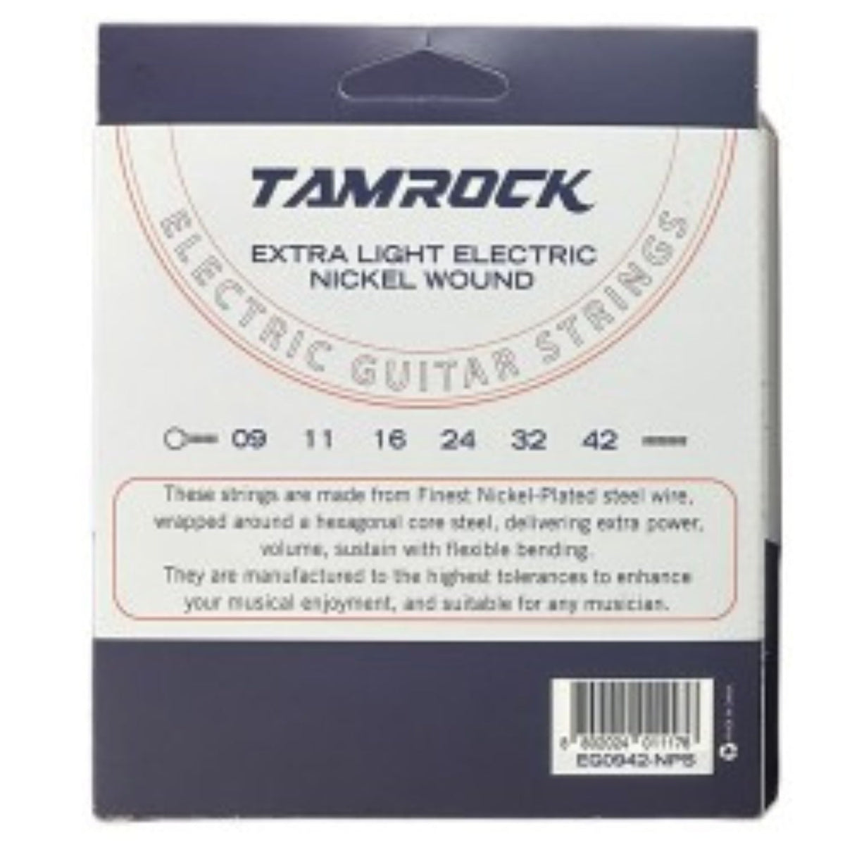 Tamrock EG0942-NPS Finest Nickel Plated Steel Wire Electric Guitar Strings - 009-042