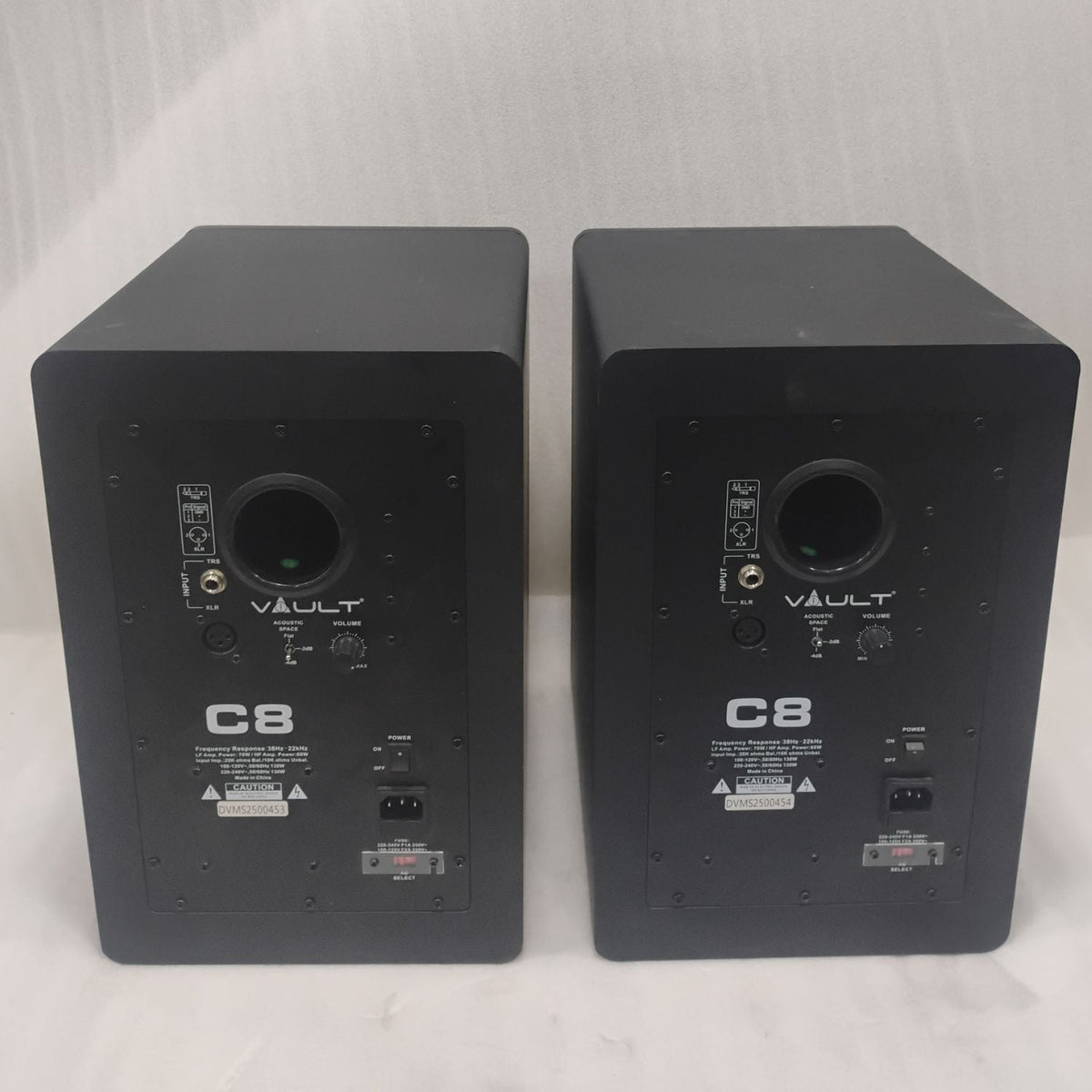 Vault C8 8-Inch Powered Studio Monitors - Pair - Open Box