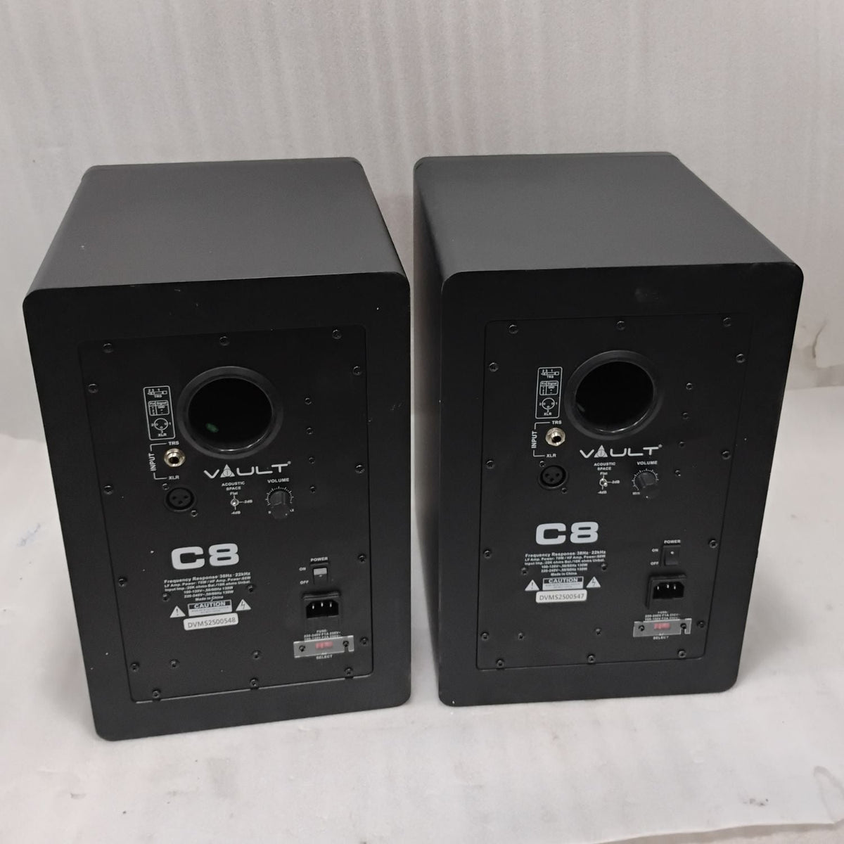 Vault C8 8-Inch Powered Studio Monitors - Pair - Open Box