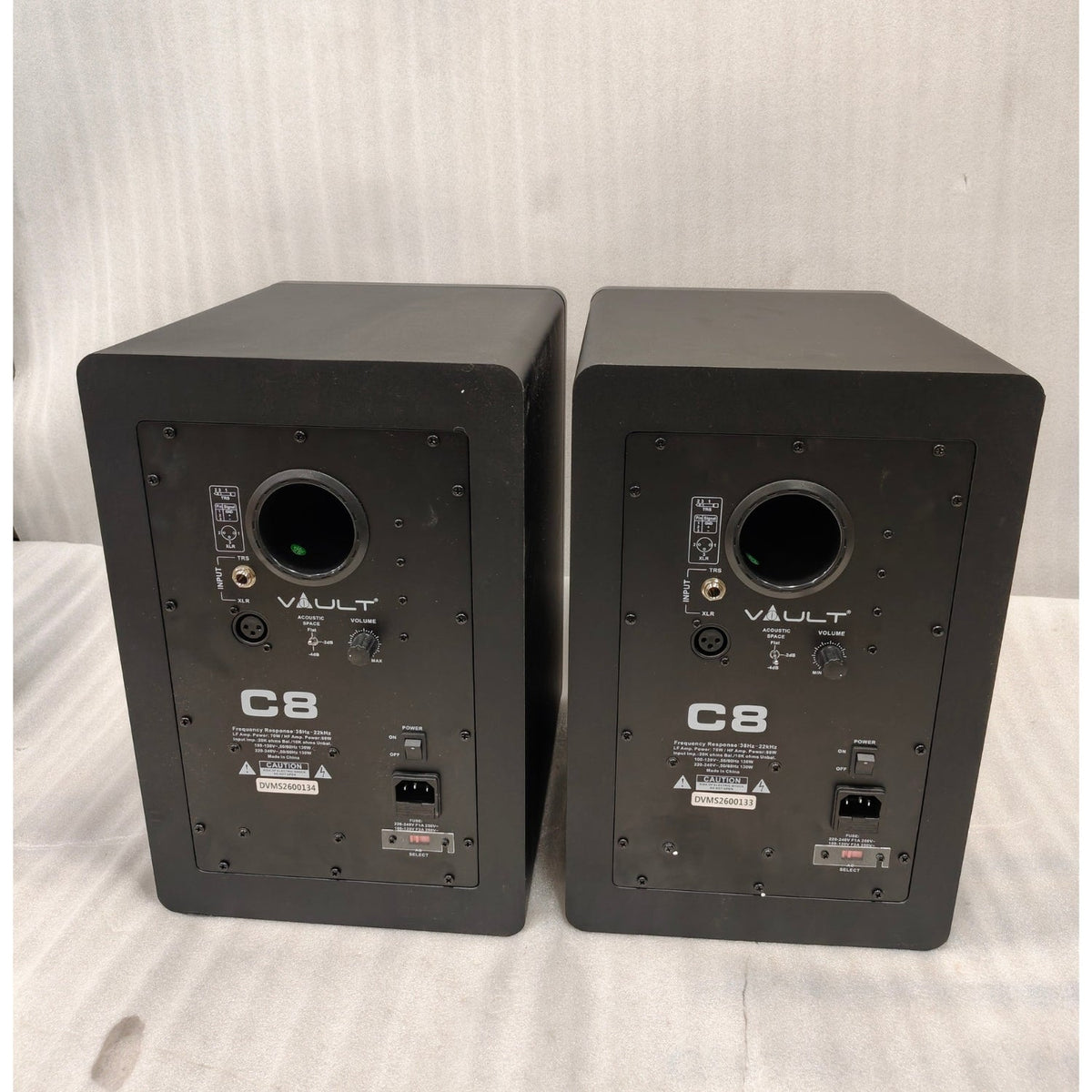Vault C8 8-Inch Powered Studio Monitors - Pair - Open Box