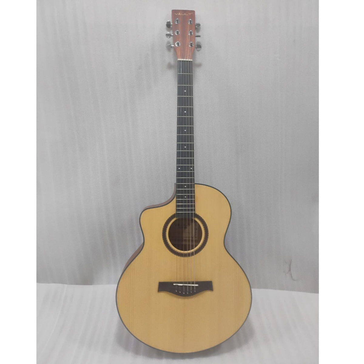 Vault EA40 41 inch Premium Solid Spruce-Top Cutaway Acoustic Guitar - Open Box B Stock