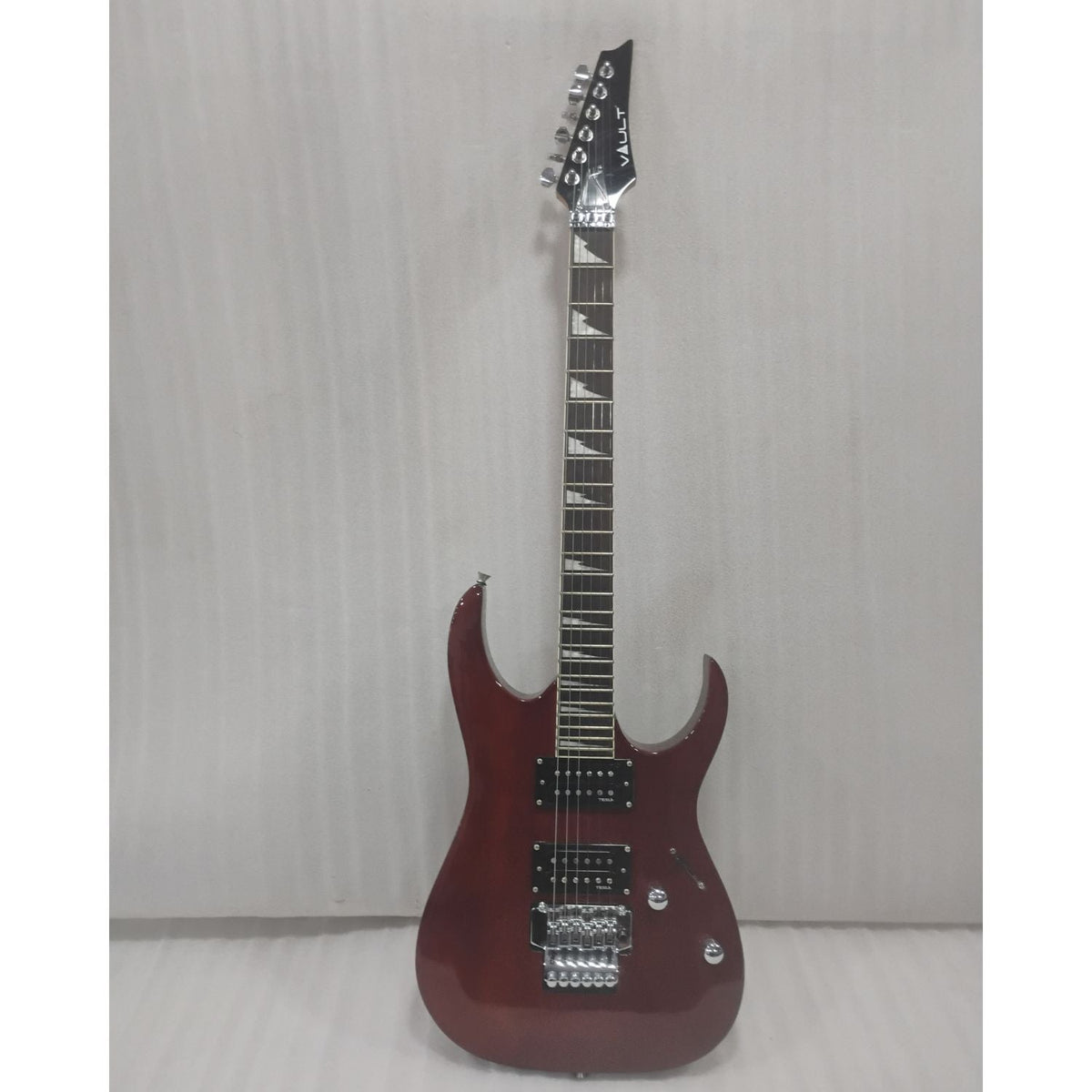 Vault Performer Pro RG 6 String Electric Guitar - High Gloss Solid Mahogany - Open Box