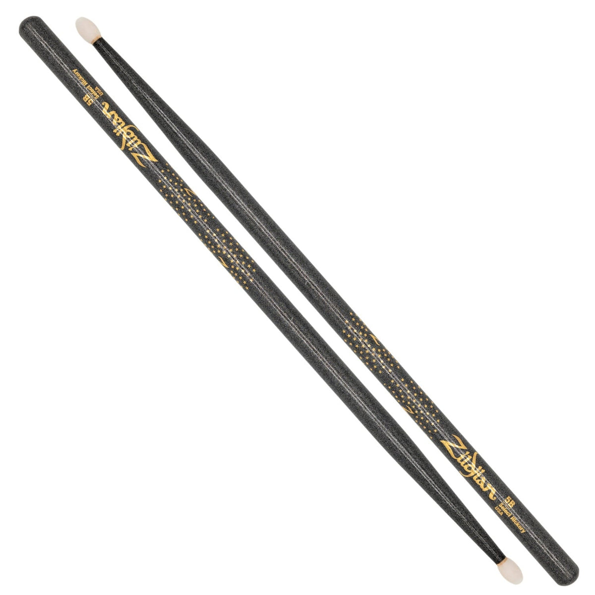 Zildjian Z Custom Limited Edition Nylon Tip Drumstick - 5B Black Chroma