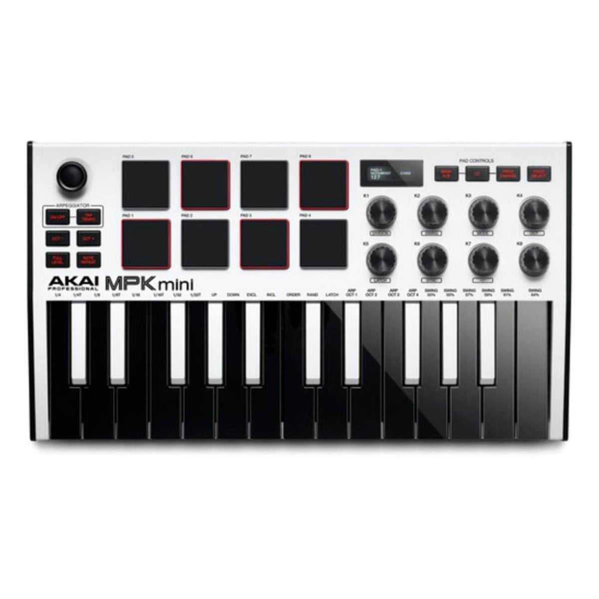 Akai MPK MINI MK3 Compact Midi Keyboard and Pad MIDI Controller - Open Box