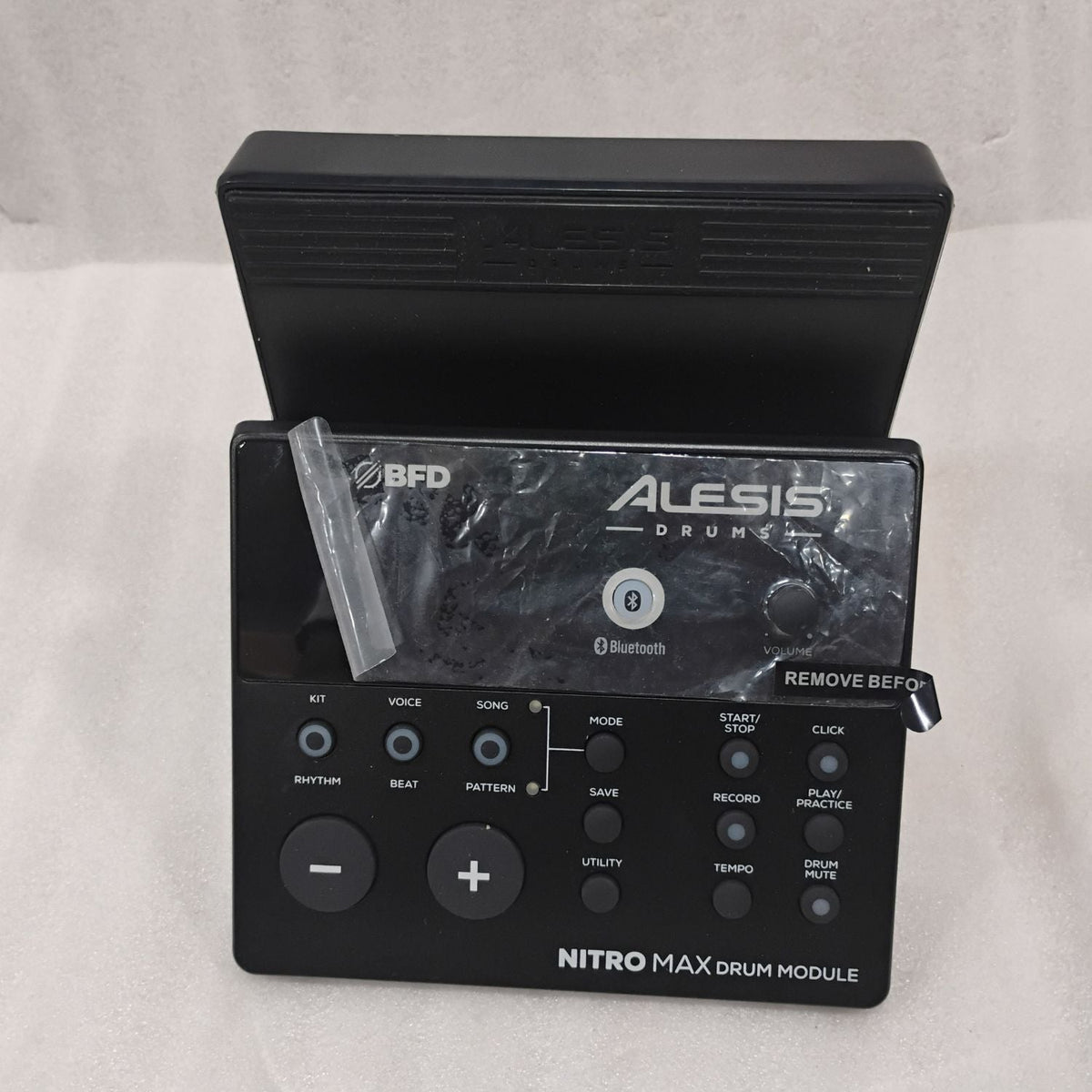 Alesis Nitro Max Kit Eight Piece Electronic Drum Kit with Mesh Heads and Bluetooth - Open Box