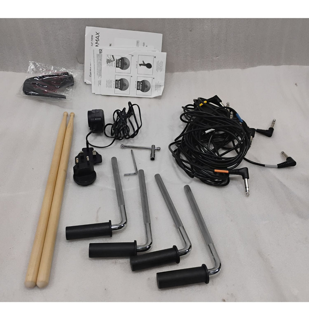 Alesis Nitro Max Kit Eight Piece Electronic Drum Kit with Mesh Heads and Bluetooth - Open Box