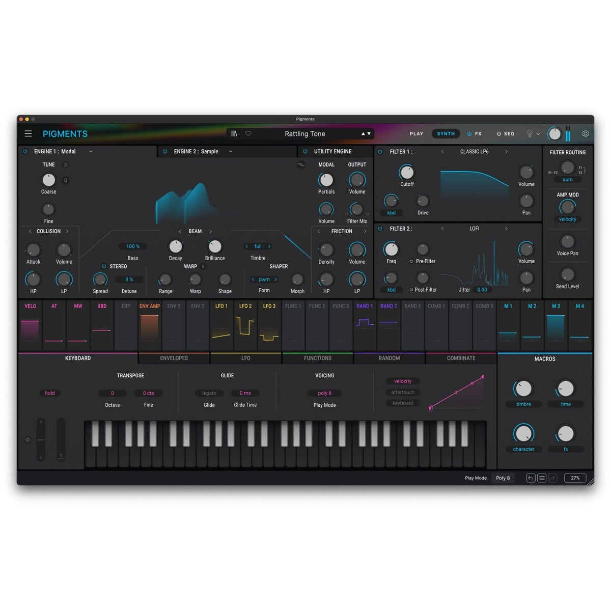 Arturia Pigments 6 Polychrome Software Synthesizer – Professional Audio Software & Plugin