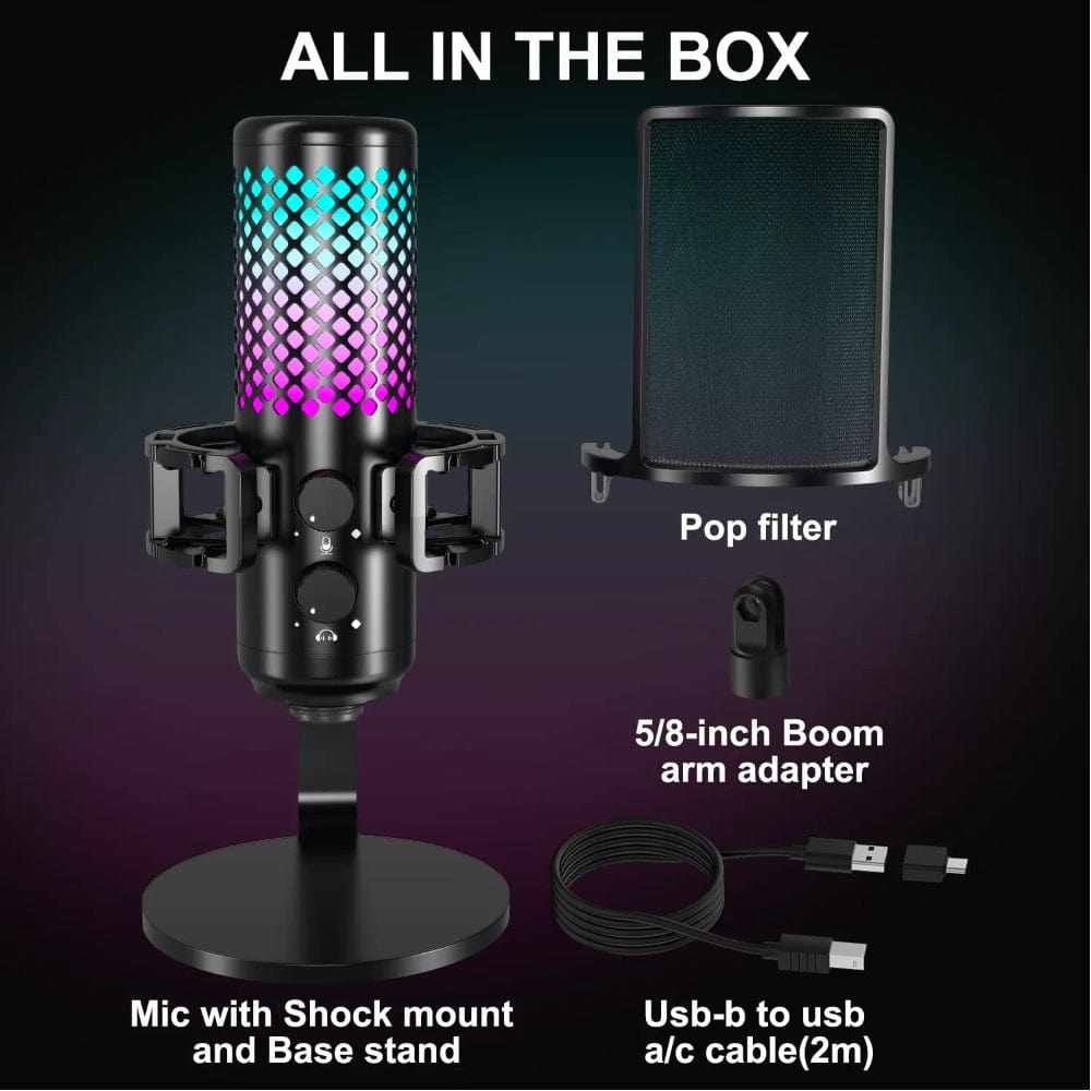 Audio Array AM-C31 Gaming RGB USB Condenser Microphone