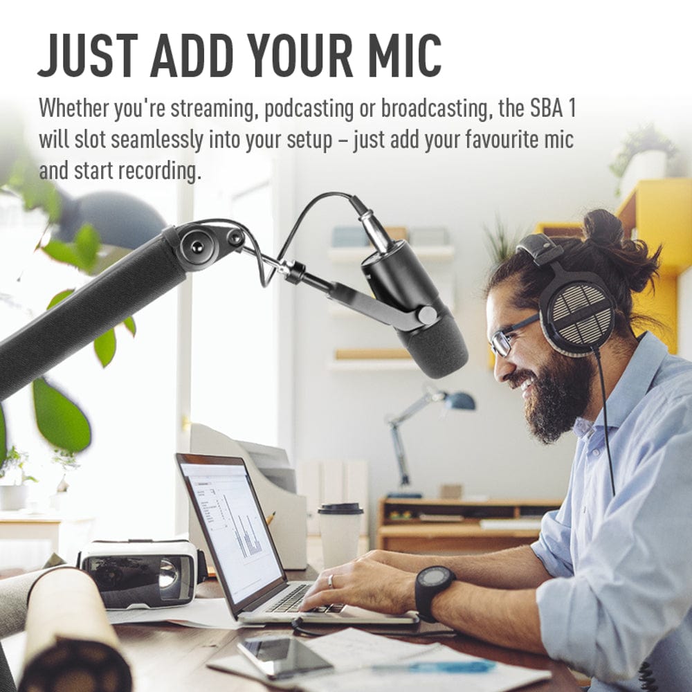 Audio Array AA-09 Short Springless All Metal Microphone Arm Stand