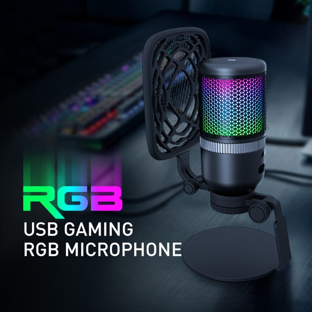 Audio Array AM-C23 Anti Interference Metal Tube RGB USB Microphone