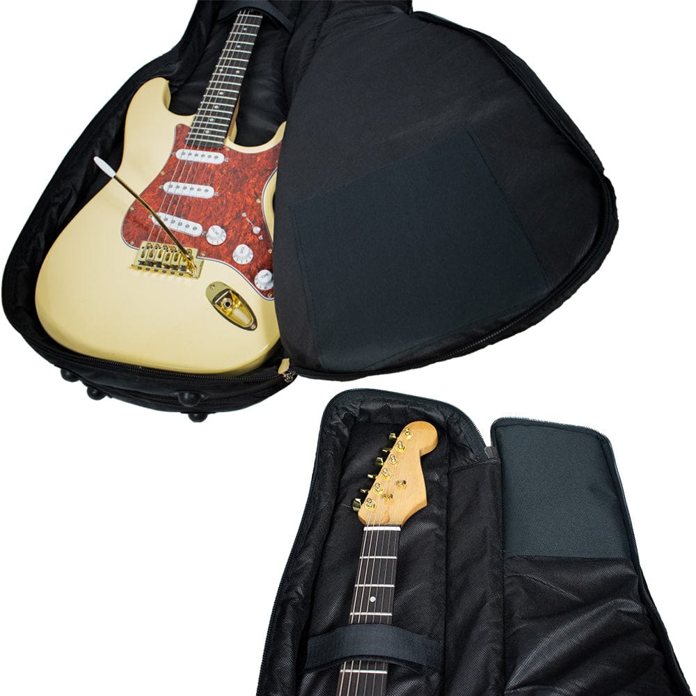 Bajaao Dual Electric Guitar Gig Bag with 12mm Padding for 2 Electric Guitars