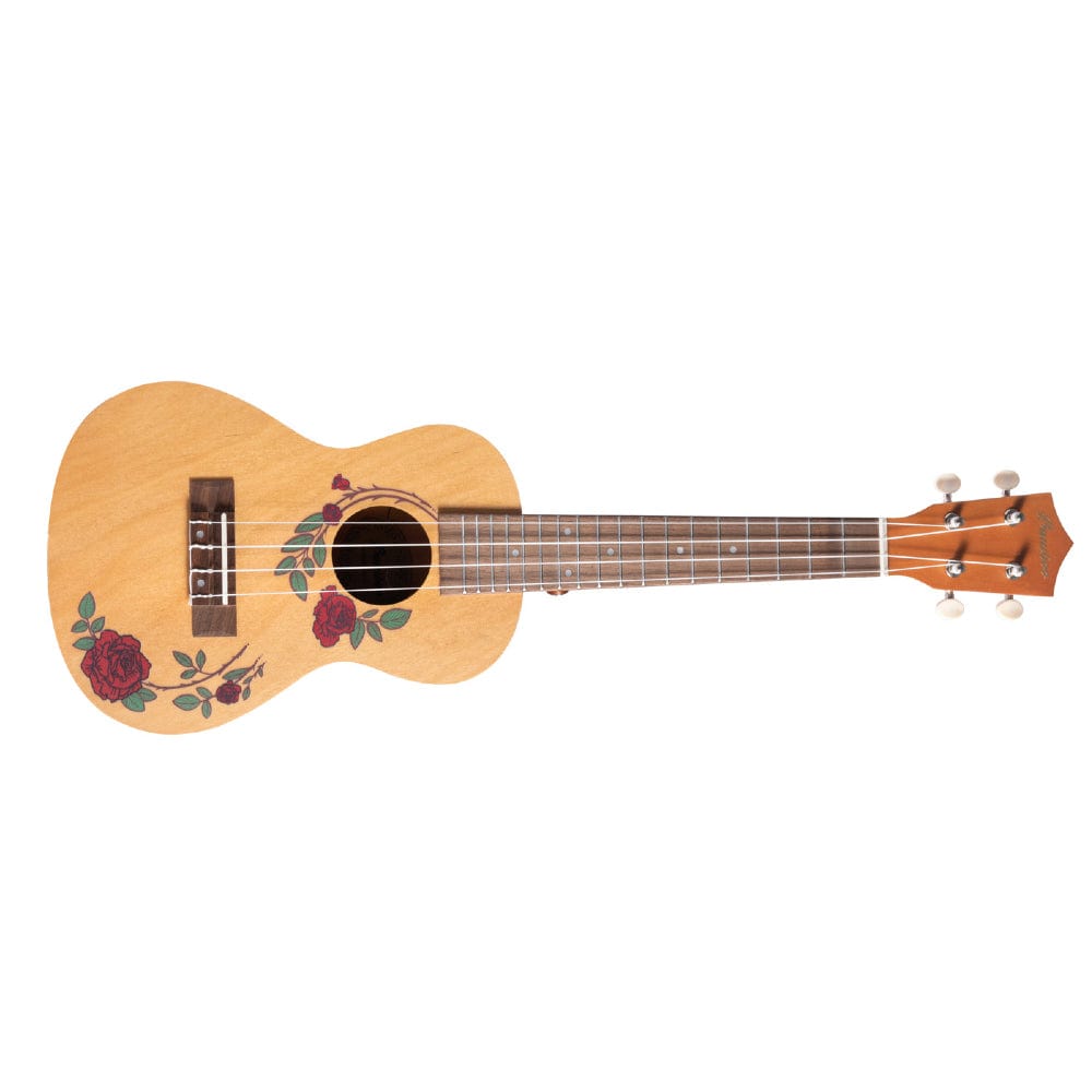 Bamboo New Generation Flower Line Series Concert Ukulele with Gig Bag