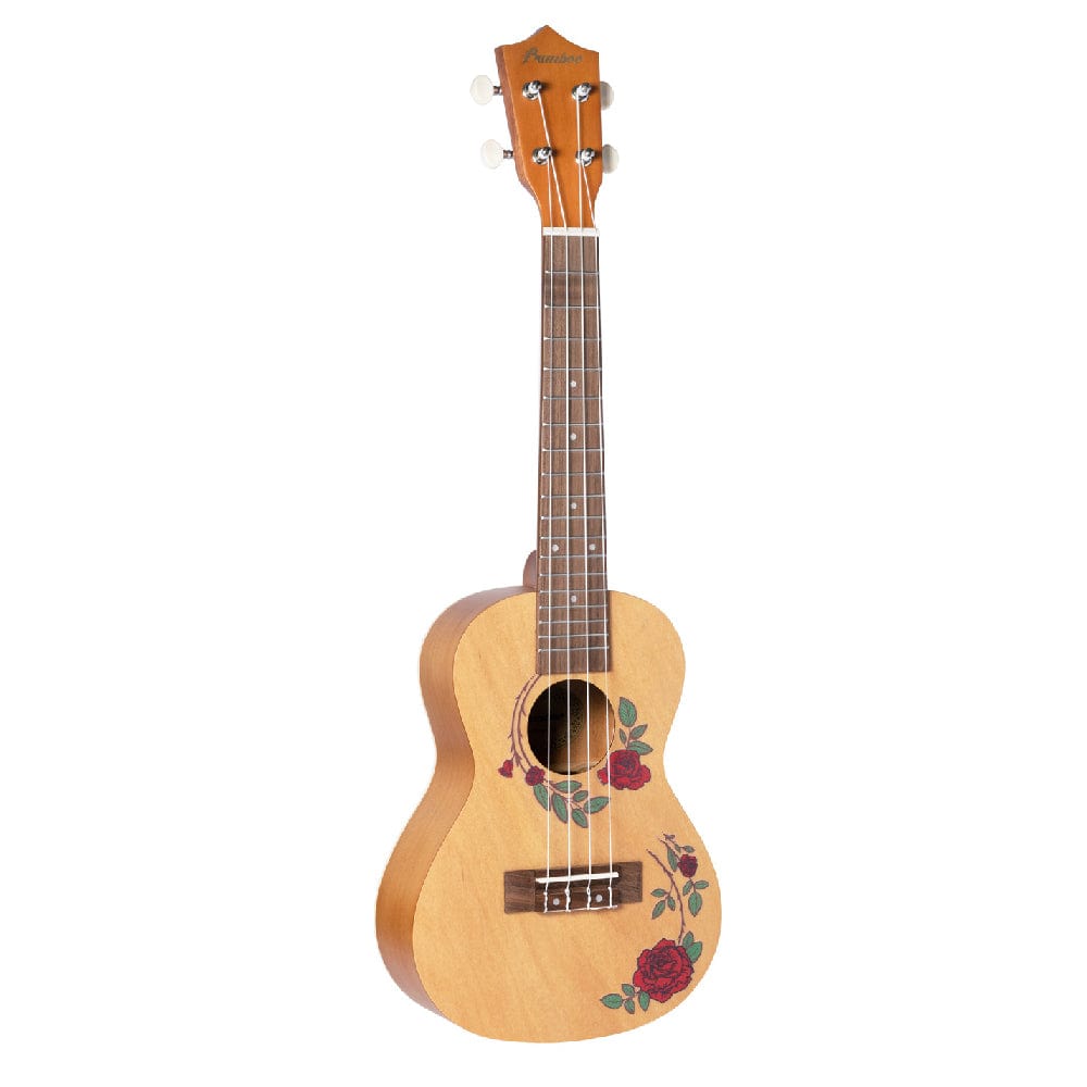 Bamboo New Generation Flower Line Series Concert Ukulele with Gig Bag