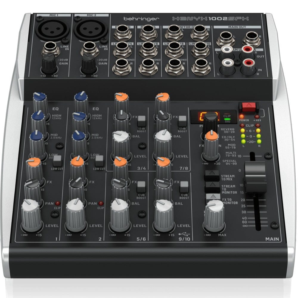 Behringer Xenyx 1002 SFX Premium 10-Input Analog Mixer