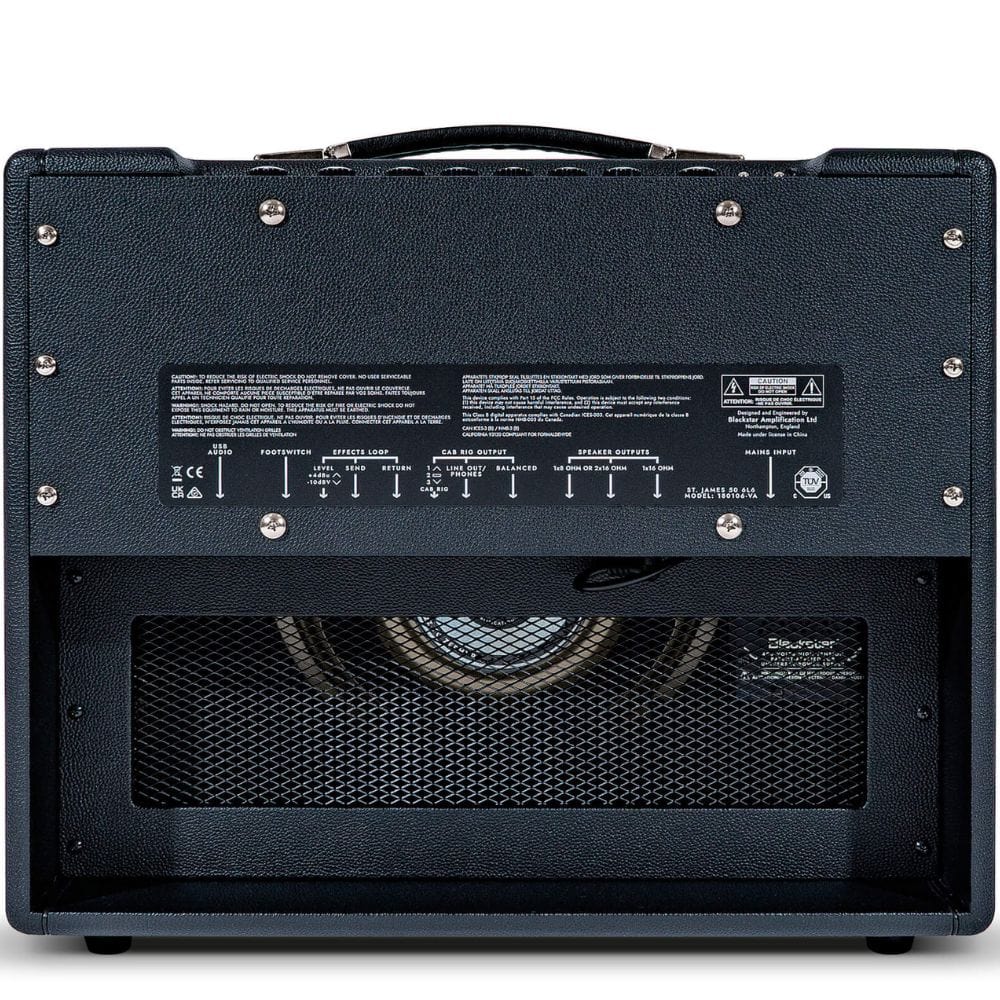Blackstar St. James 50 6L6 50 Watts Combo Guitar Amplifier - Black