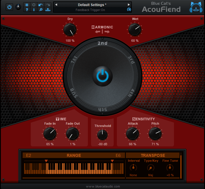 Blue Cat AcouFiend Acoustic Simulator – Professional Audio Software & Plugin