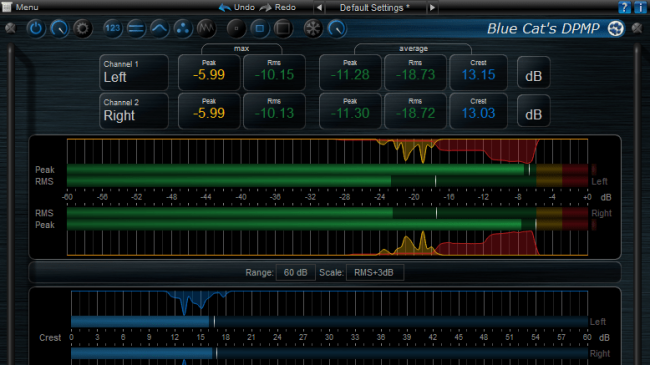 Blue Cat DP Meter Pro Peak Meter – Professional Audio Software & Plugin